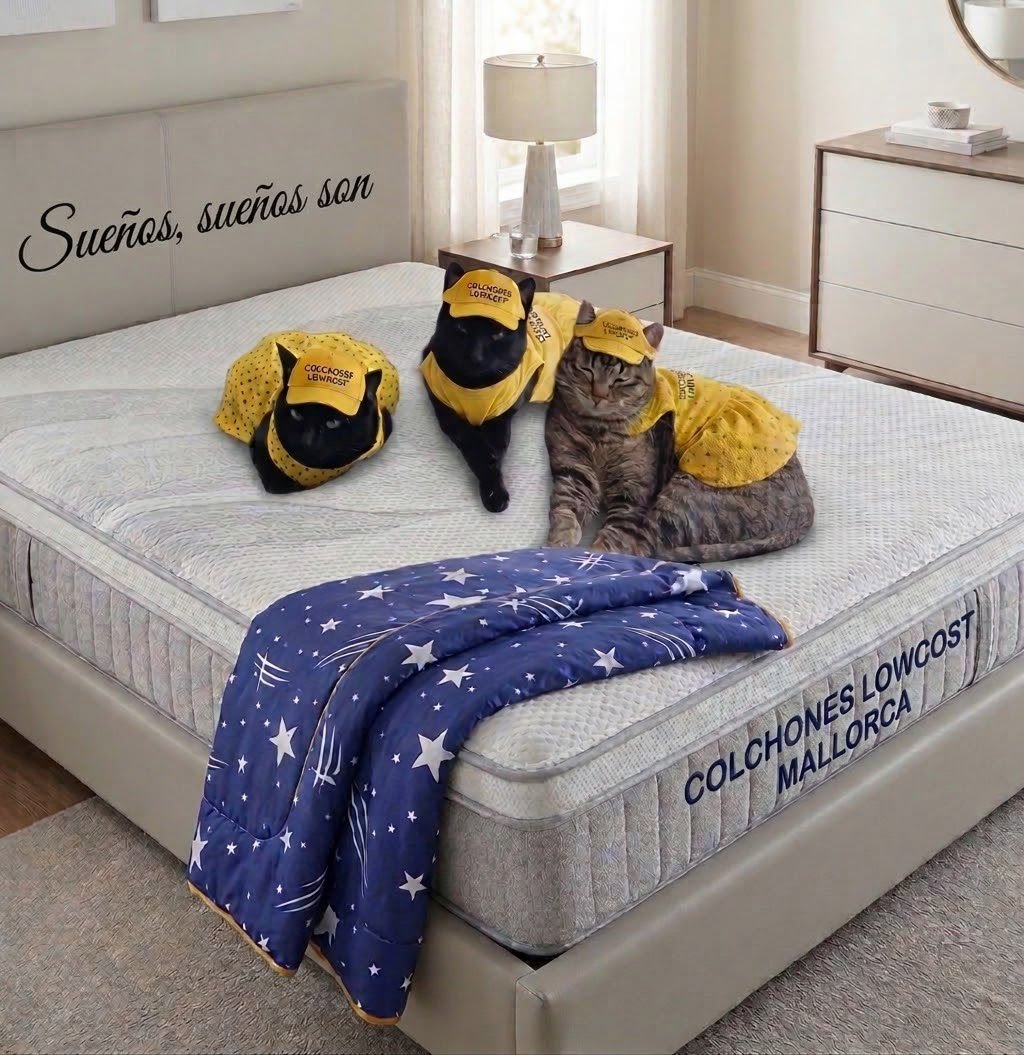 Descanso al mejor precio!😻😻😻
😺Los Sueños, sueños son!😸
Colchones LowCost  Mallorca