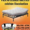 PACK CAMA ARTICULADA ECONÓMICA LOW COST DE SOMIER ARTICULADO MÁS COLCHÓN VISCOLÁSTICO 👉OFERTÓN❗ 💯LA MÁS BARATA👌 "COLCHONES LOW COST" EN PALMA