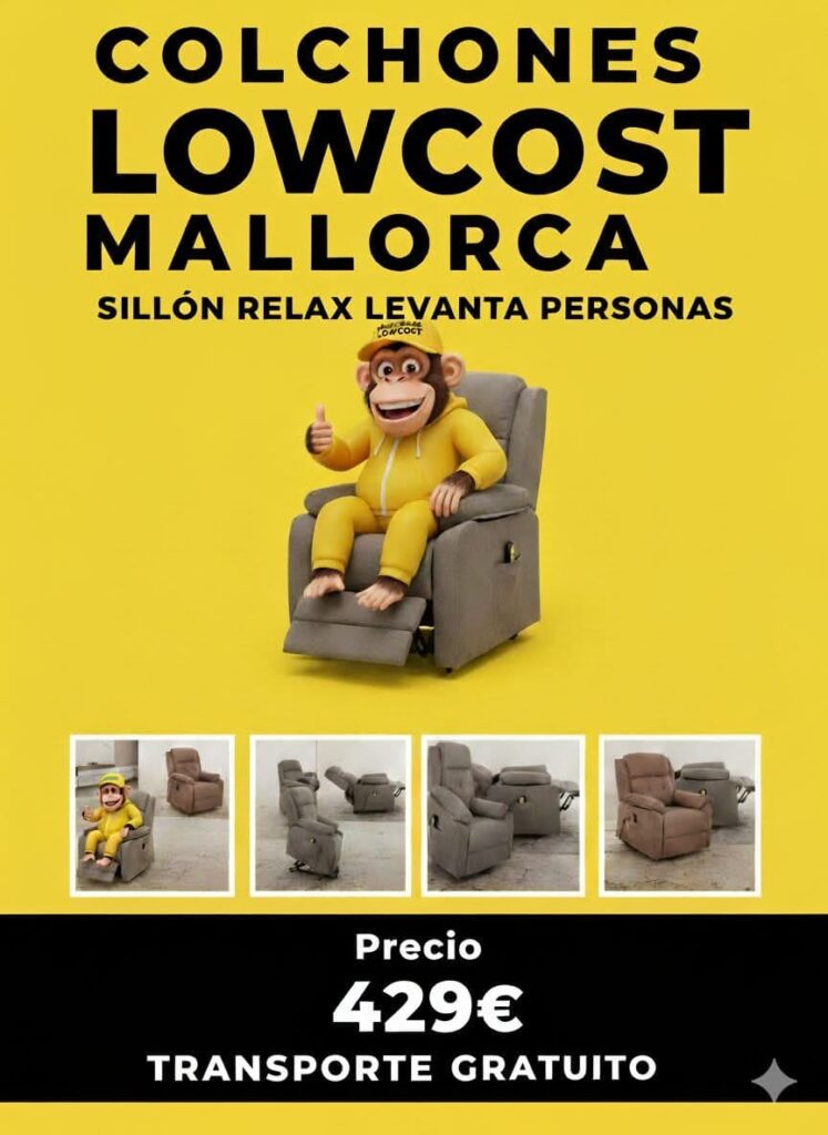 SILLON RELAX LEVANTA PERSONAS ECONÓMICO LOW COST👉OFERTÓN❗ 💯EL MÁS BARATO👌"COLCHONES LOW COST" EN PALMA